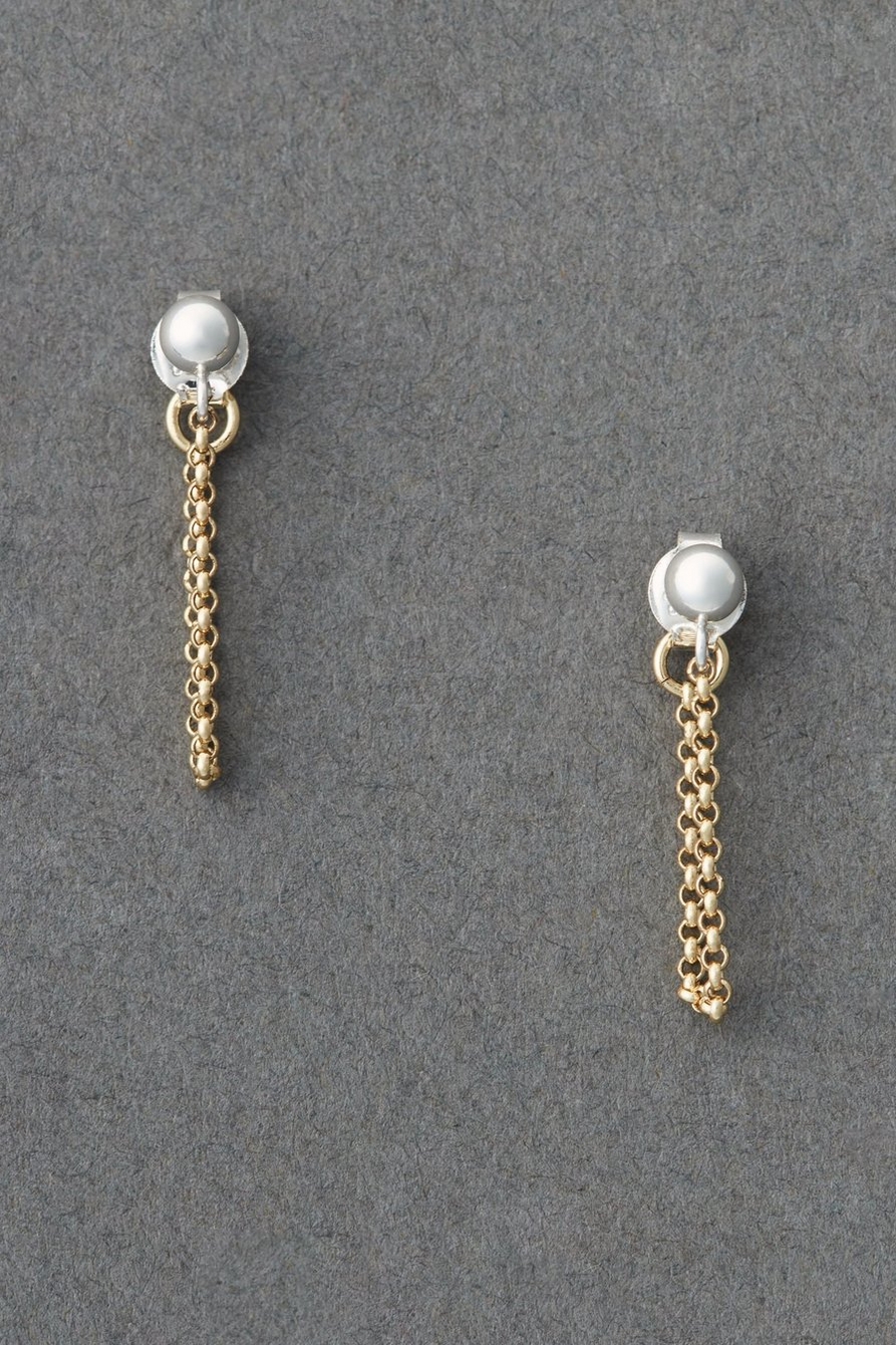 chain backing earring